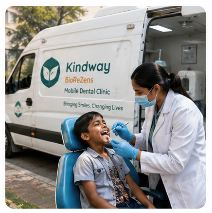 Kindway mobile dental clinic vehicle